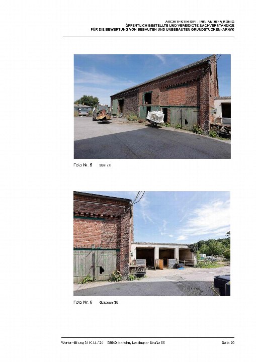 Garage/Stellplatz — Land- und forstwirtschaftlich genutztes Grundstück in Iserlohn - Hennen zum, Leckingser Straße 66