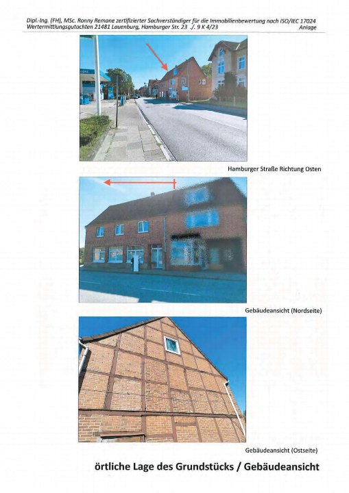 Außenansicht vorne — Unbekannt in Lauenburg, Hamburger Str. 23