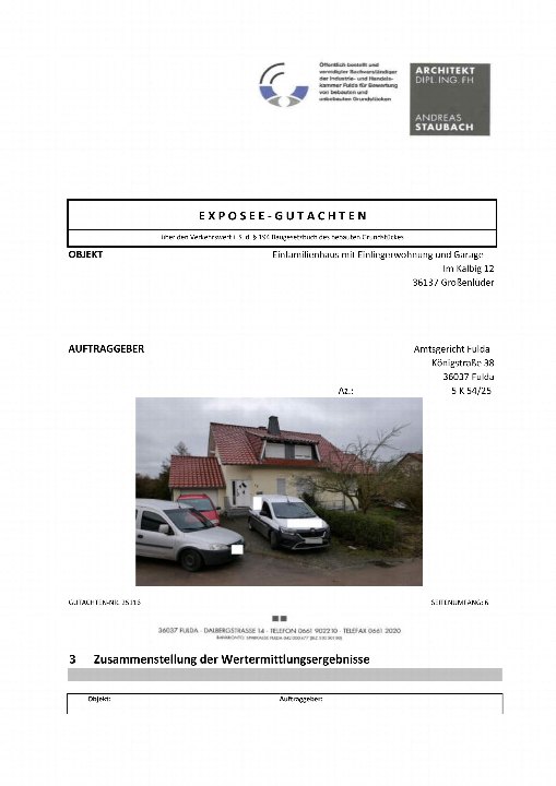 Textseite — Einfamilienhaus in Großenlüder