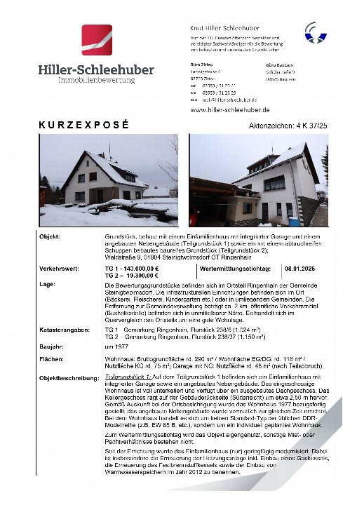 Textseite — Einfamilienhaus in Steinigtwolmsdorf
