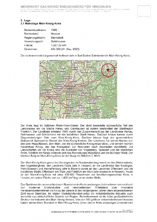 Textseite — Kfz-Stellplatz in Bad Soden-Salmünster AG GN
