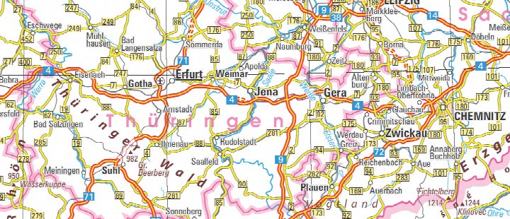 Lagekarte — Unbekannt in Coburg, 96450