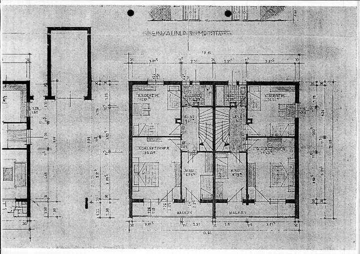 Technische Zeichnung — Einfamilienhaus Enzianstraße 2a, Waldkraiburg