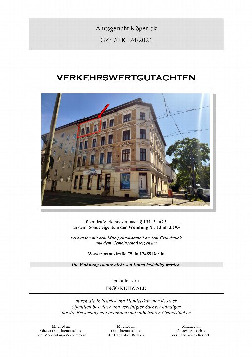 Textseite — Eigentumswohnung in Berlin