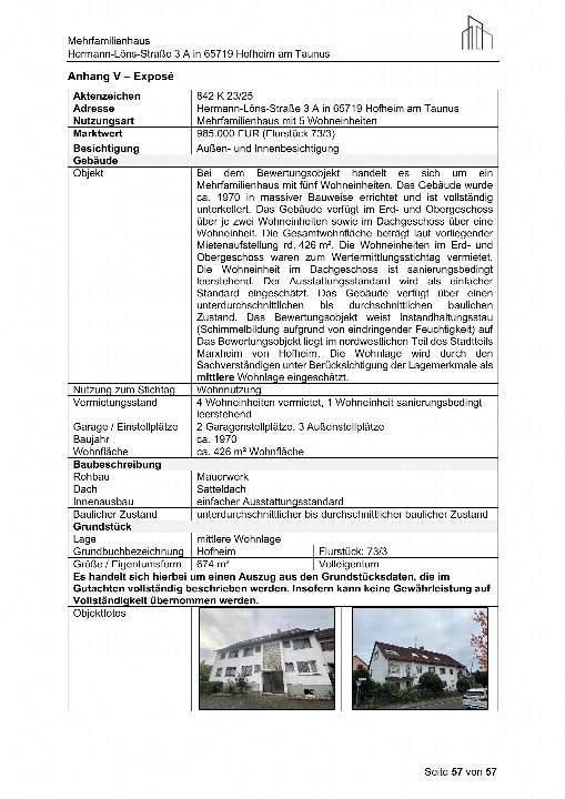 Textseite — Mehrfamilienhaus in Frankfurt am Main