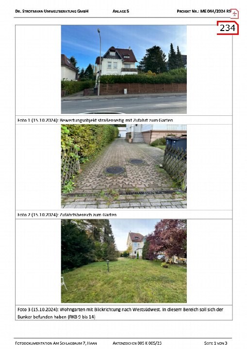 Textseite — Zweifamilienhaus in Mettmann Zwangsversteigerungsverfahren Objekt