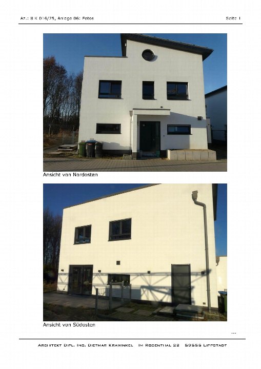 Textseite — Einfamilienhaus in Soest