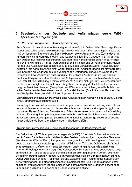 Textseite — Garage in Wachtendonk