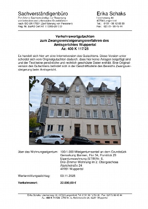 Textseite — Eigentumswohnung in Langenfeld