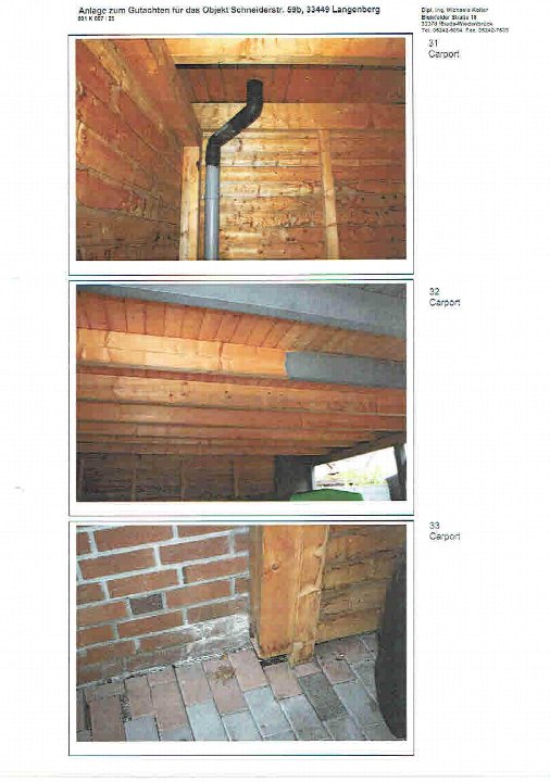 Garage/Stellplatz — Doppelhaushälfte in Langenberg, für das Grundstück Schneiderstr. 59b