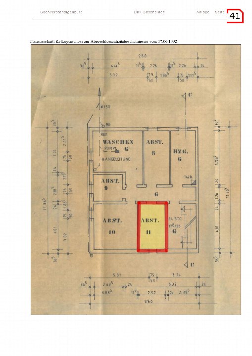 Grundriss — Eigentumswohnung durch den B.Z.S. e.V. St. Petersburger Str. 15, Dresden