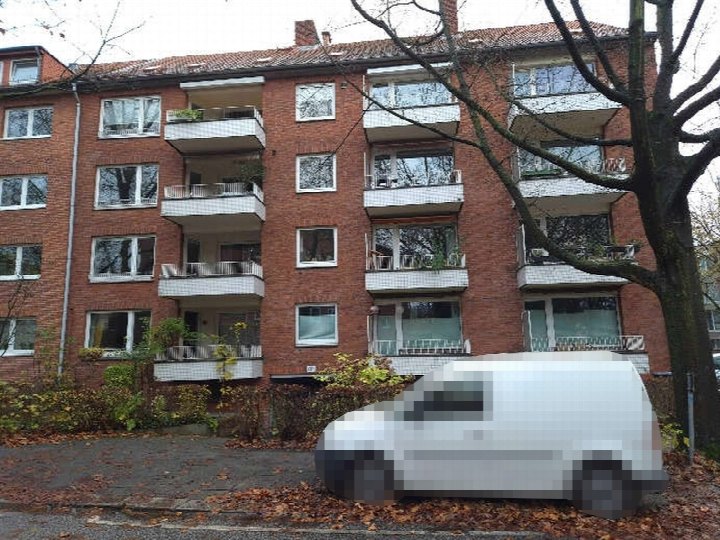 Außenansicht vorne — Eigentumswohnung in Hamburg, Eschenstieg 4-6