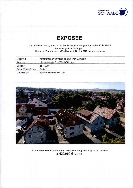 Textseite — Mehrfamilienhaus in Güttingen