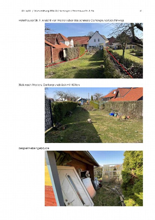 Garten — Zweifamilienhaus in Borgentreich-Natzungen, Frohnhauser Str. 9, 9a