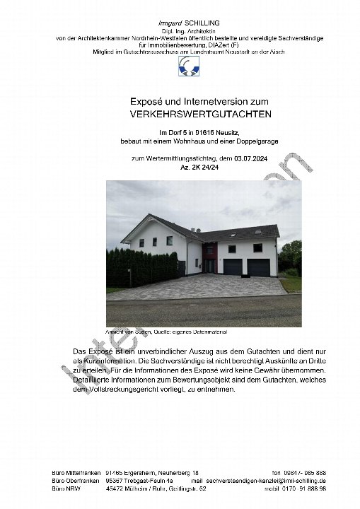 Textseite — Einfamilienhaus in Neusitz