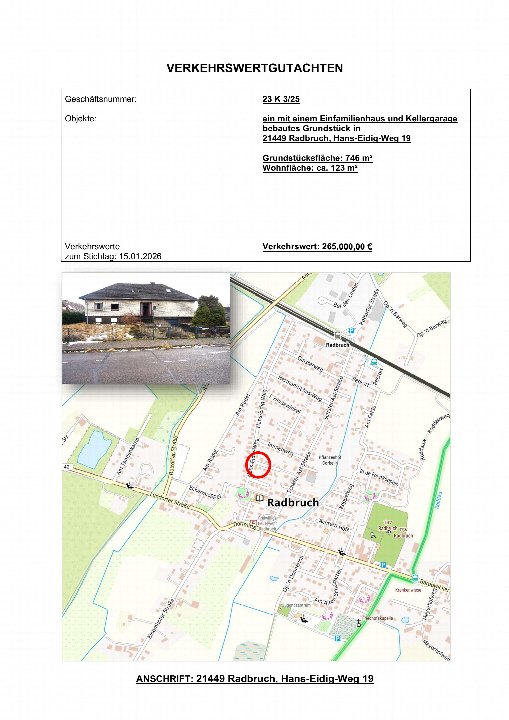 Textseite — Einfamilienhaus in Radbruch