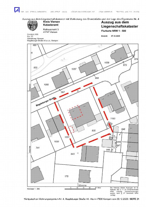 Textseite — Eigentumswohnung in KREFELD