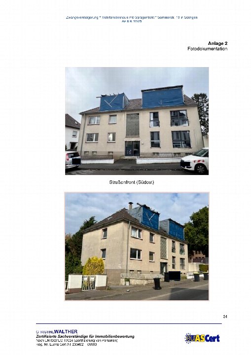 Textseite — Mehrfamilienhaus in Solingen