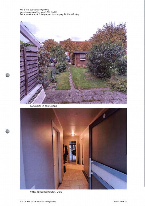 Garten — Kfz-Stellplatz (Tiefgarage) in Erding Wertermittlungsund Qualitätsstichtag, Jochbergweg 24