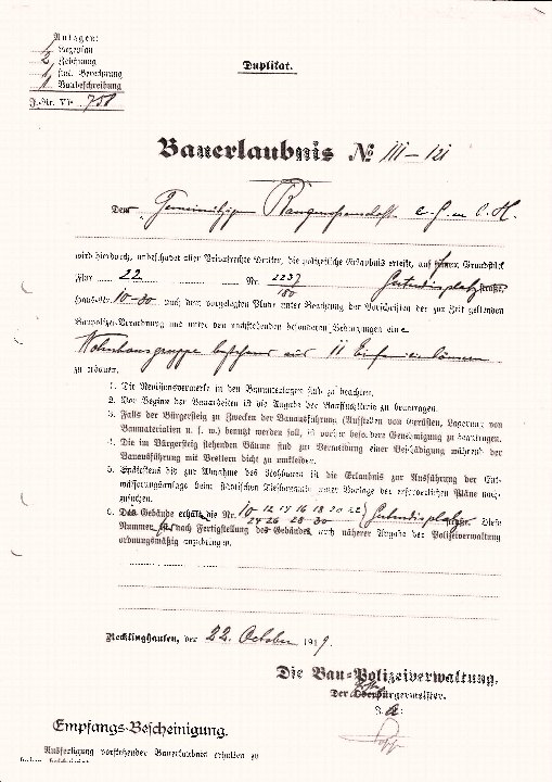Textseite — Reihenhaus in Recklinghausen Geschäfts - Nr
