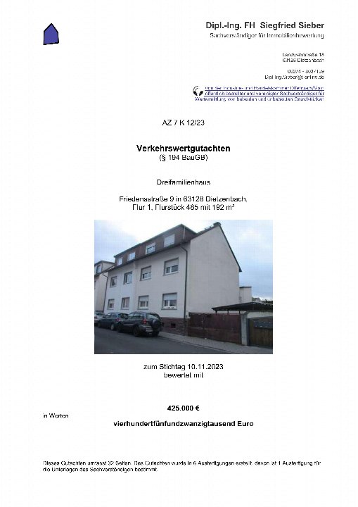 Textseite — Mehrfamilienhaus in Dietzenbach