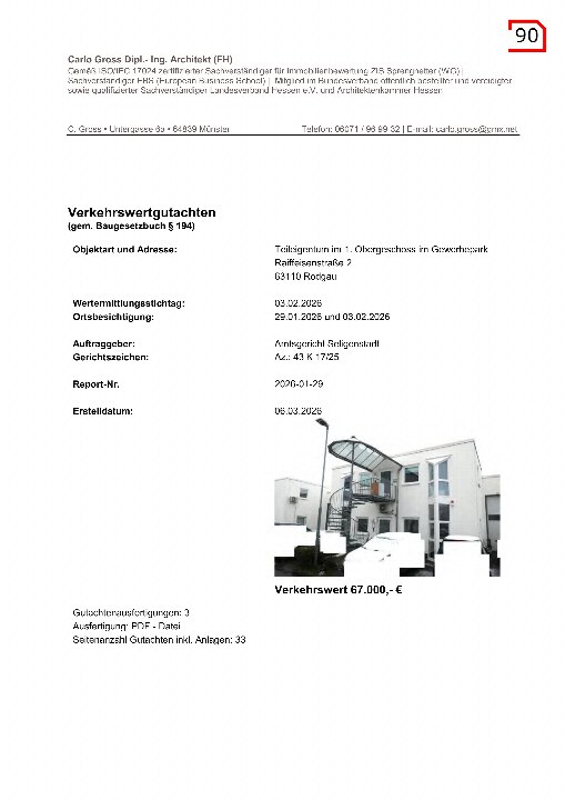 Textseite — Gewerbeeinheit (z.B. Laden, Büro) in Rodgau