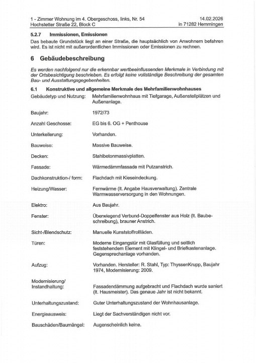 Textseite — Unbekannt in Hemmingen