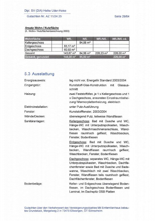 Textseite — Einfamilienhaus in Ellwangen OT Schrezheim
