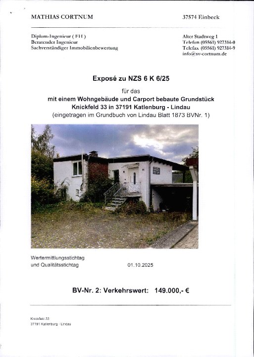 Textseite — Einfamilienhaus in Katlenburg-Lindau