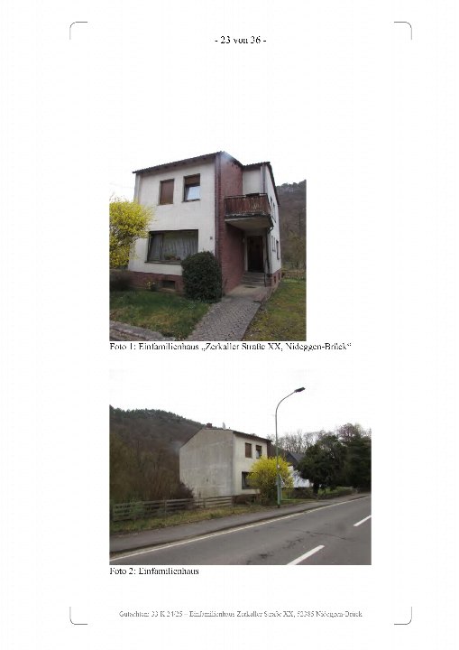 Textseite — Einfamilienhaus in Nideggen