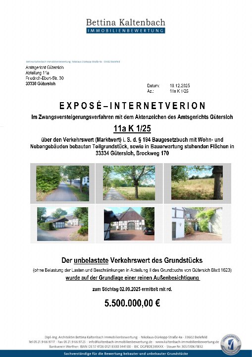 Textseite — Zweifamilienhaus in Gütersloh
