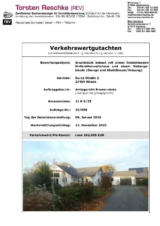 Textseite — Einfamilienhaus in Rhade