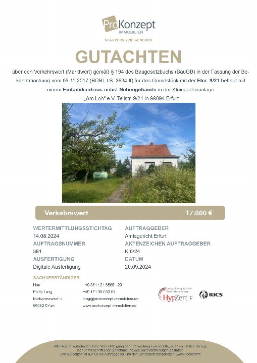 Textseite — Einfamilienhaus in Erfurt