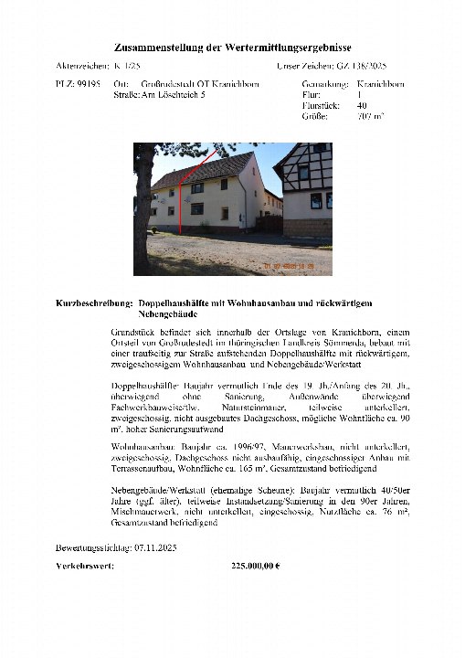 Textseite — Einfamilienhaus in Großrudestedt