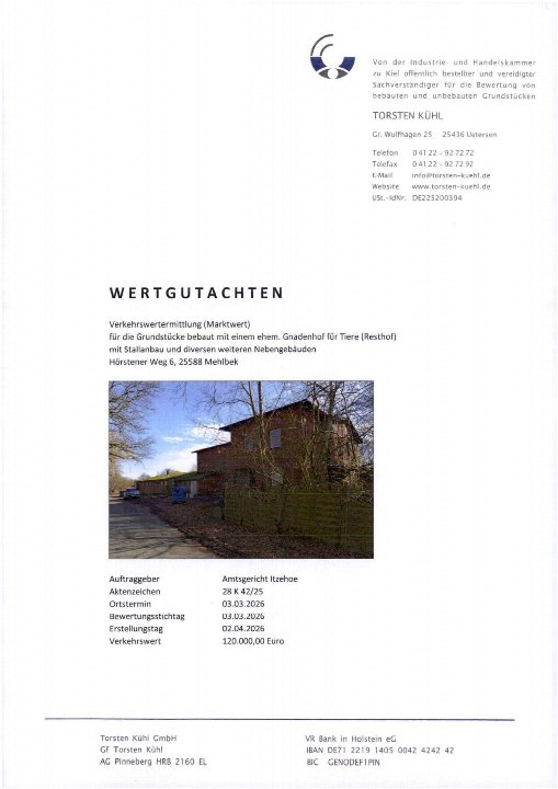 Textseite — Unbekannt in Mehlbek