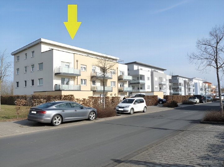 Außenansicht vorne — Mehrfamilienhaus in Fulda, Paul-Klee-Straße 50