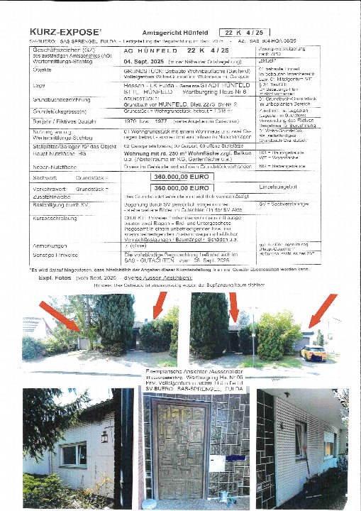 Außenansicht vorne — Einfamilienhaus in Hünfeld, Wartburgring 6