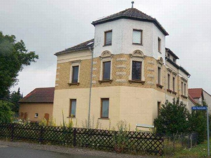 Außenansicht vorne — Mehrfamilienhaus in Elsteraue, Alte Poststraße 1