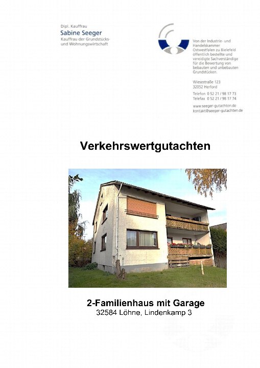 Textseite — Garage in Löhne