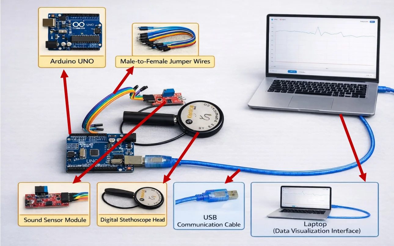 Fig. 3: Schematic overview of the proposed heart sound signal processing pipeline.