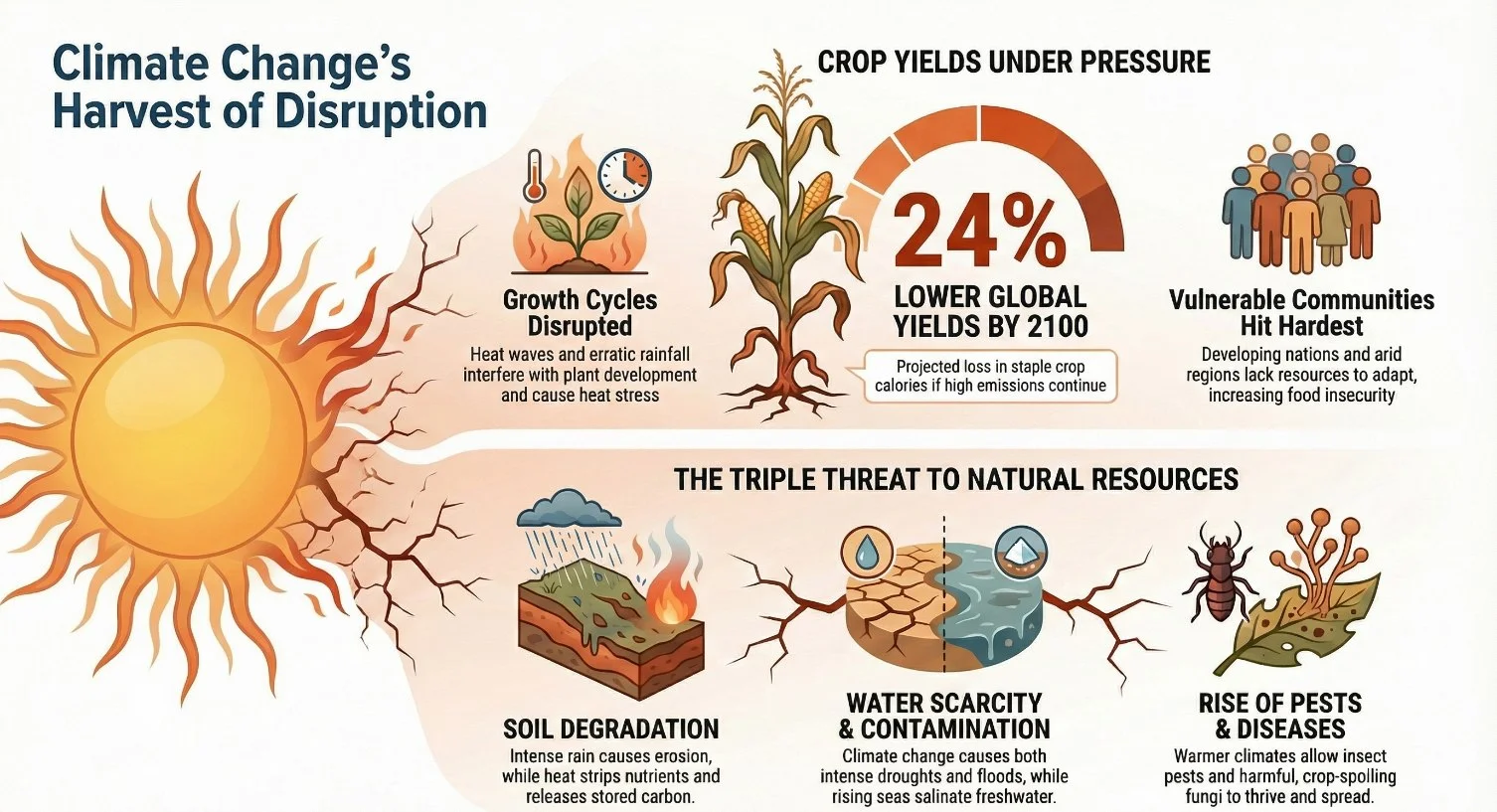 Fig. 2: Climate condition in crop yields