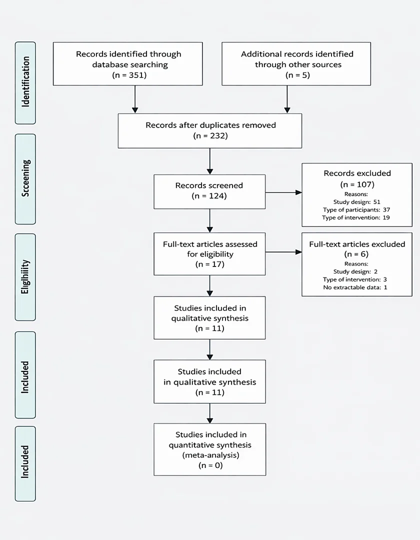 Fig. 3: Literature selection flowchart (PRISMA-style)