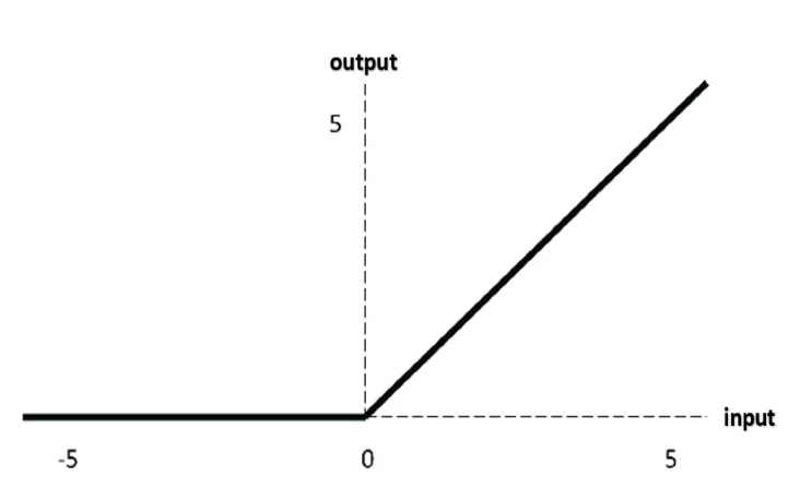 Fig. 6: Graphical representation of ReLU.