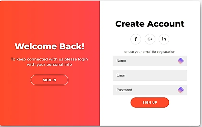 Fig. 1: Register account