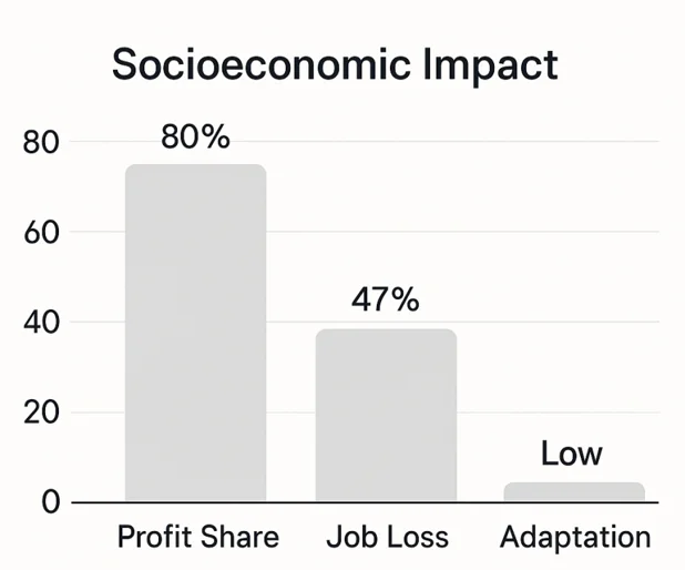 Socioeconomic Impact Bar Chart (Description).