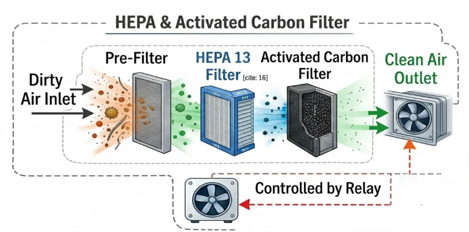 Fig. 3: Workflow of filtration component.
