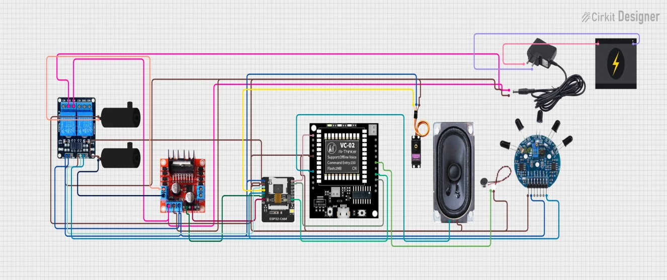 Fig. 5: Schematic circuit interfacing of robotic vision verification & active suppression (Secondary-System).