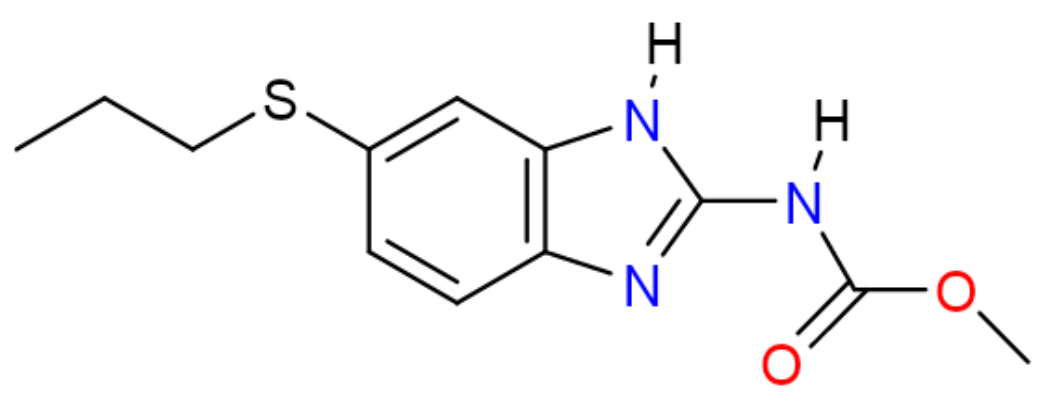 Albendazole chemical structure