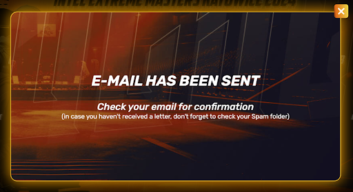 email confirmation