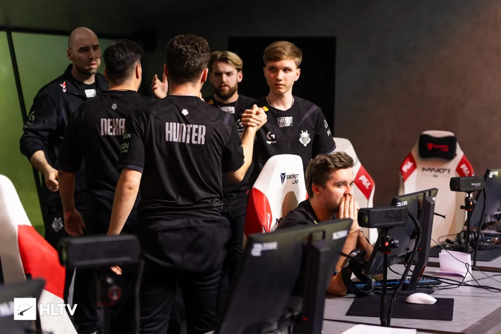 G2 Esports CS2 team during PGL Major Copenhagen 2024
